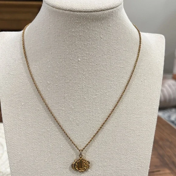 Dior Gold Necklace and Earring Set - Picture 10 of 12